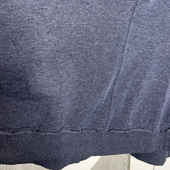 327. NWT Westbound Denim Gray Oversized Pullover Sweatshirt 3X - Picture 3 of 7